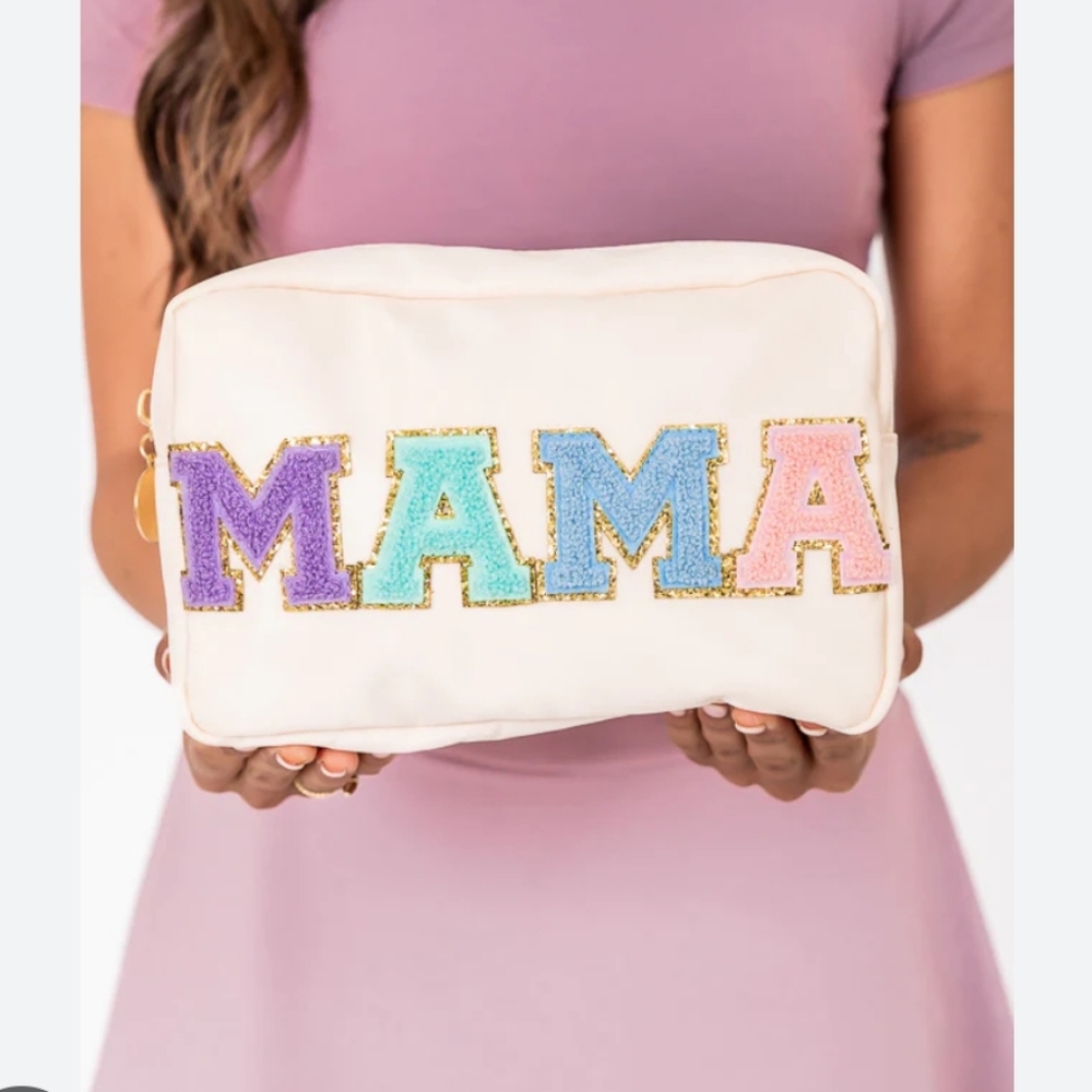NWOT pink lily mama pouch